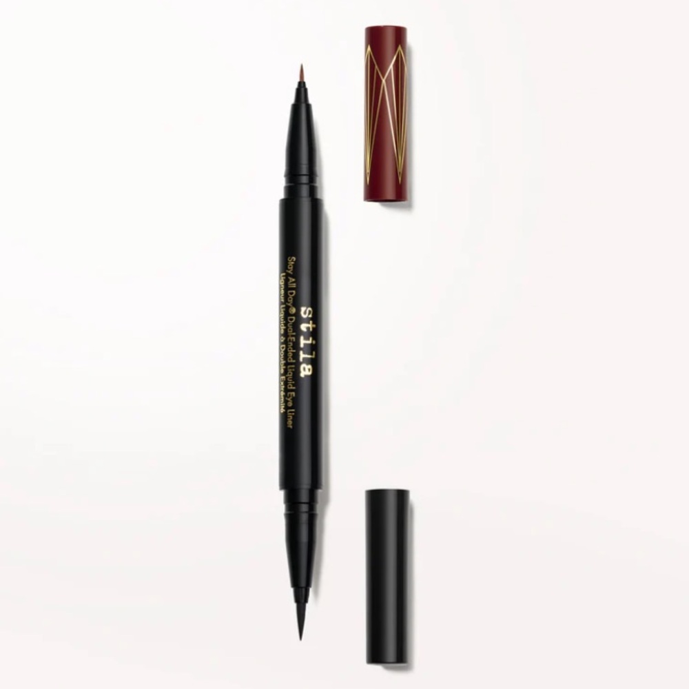STILA Stay All Day Dual-Ended Liquid Eye Liner - INTENSE BLACK/SANGRIA